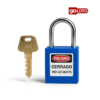 Candado compacto de seguridad con arco de acero de 25mm