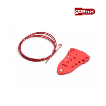 Dispositivo de bloqueo con cable de 4mm X 2mts, con posición para 6 candados