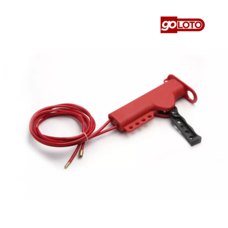 Dispositivo de bloqueo con cable de acero recubierto de 4mm X 2mts, con posición para 4 candados